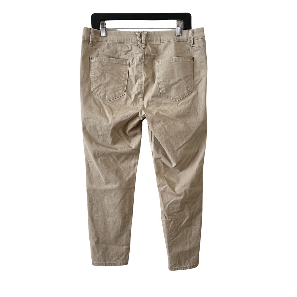 ❤️ SOLD ❤️ CURVE APPEAL MINIMALIST JEGGING IN TAN BEIGE 12 - Picture 3 of 9